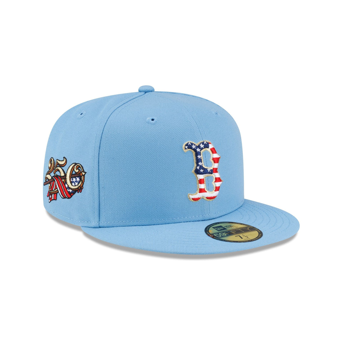 Boston Red Sox Red. White & Blue 59FIFTY Fitted Hat