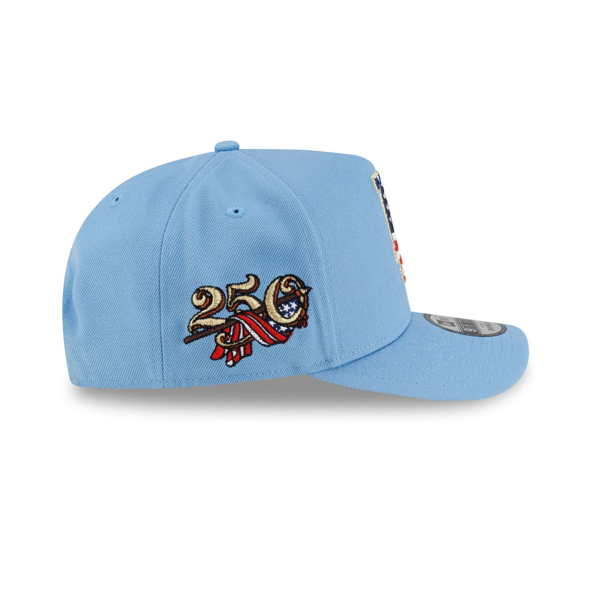 Los Angeles Dodgers Red. White & Blue 9FIFTY A-Frame Snapback Hat