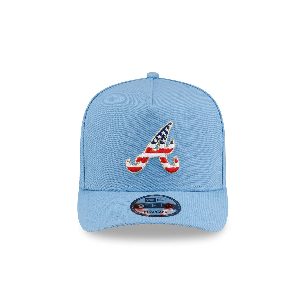 Atlanta Braves Red. White & Blue 9FIFTY A-Frame Snapback Hat