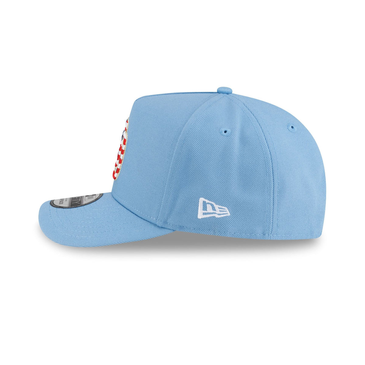 San Diego Padres Red. White & Blue 9FIFTY A-Frame Snapback Hat