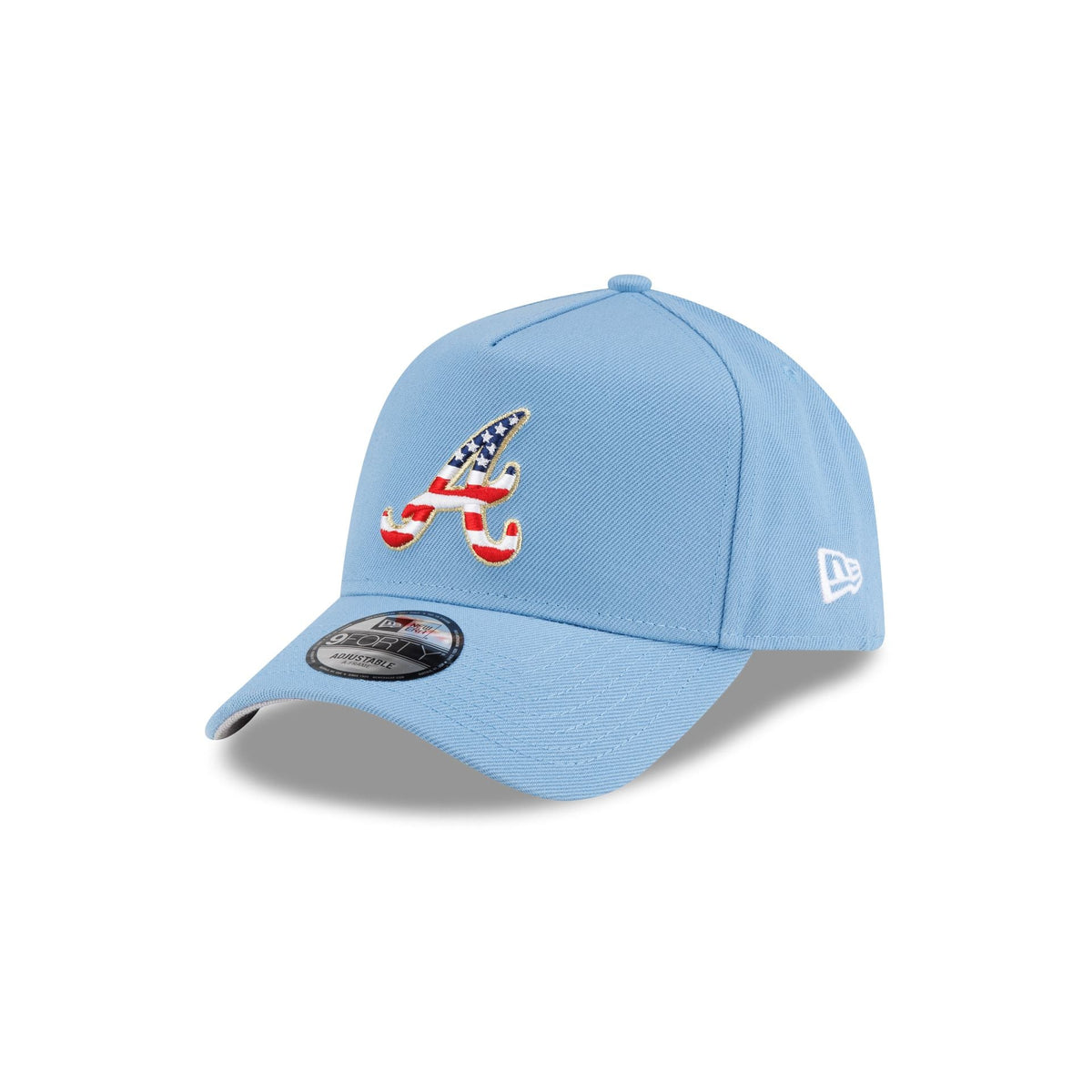 Atlanta Braves Red. White & Blue 9FORTY A-Frame Snapback Hat
