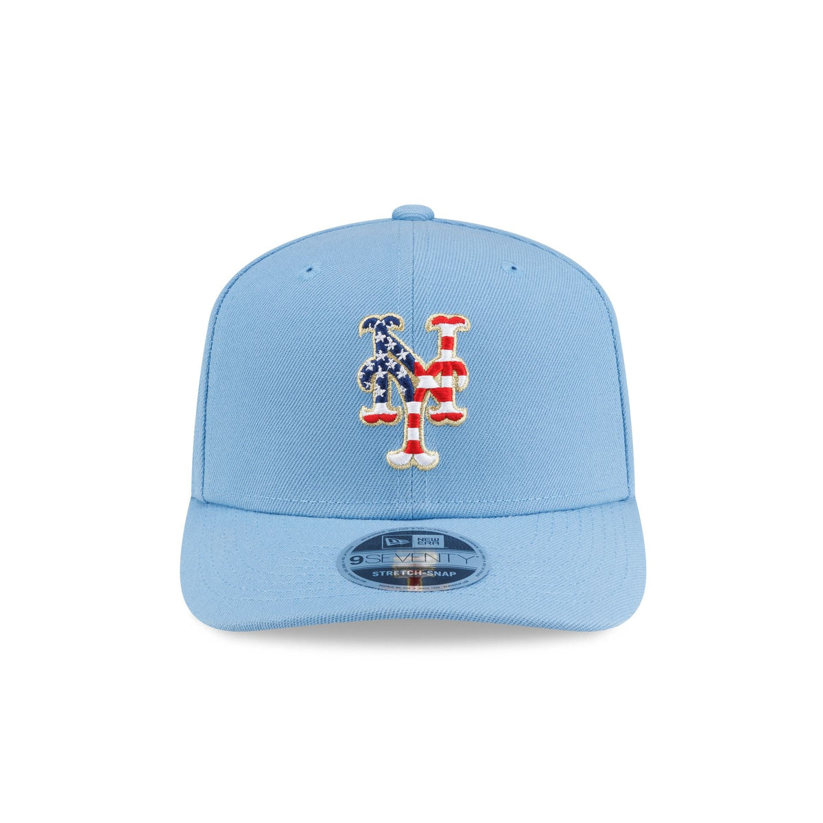 New York Mets Red. White & Blue 9SEVENTY Stretch-Snap Hat