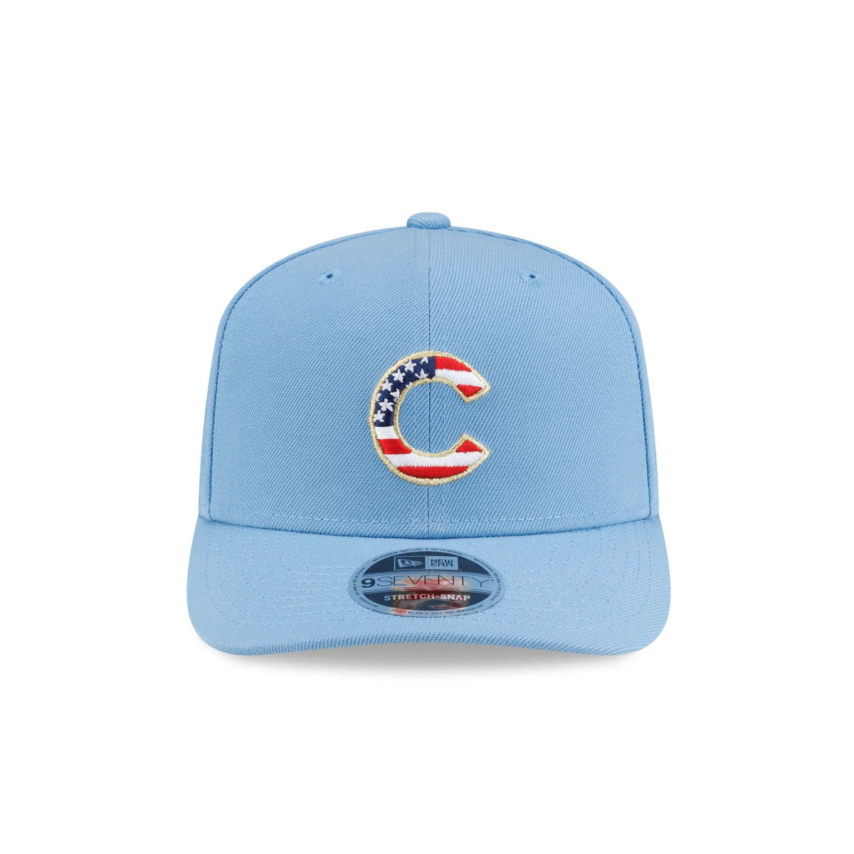 Chicago Cubs Red. White & Blue 9SEVENTY Stretch-Snap Hat