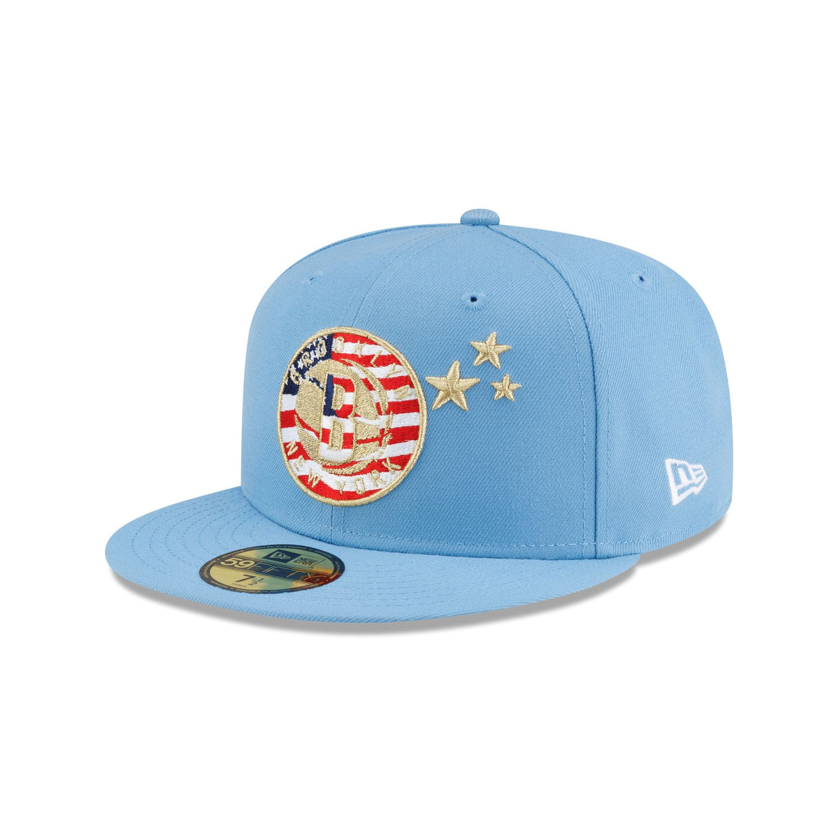 Brooklyn Nets Red. White & Blue 59FIFTY Fitted Hat