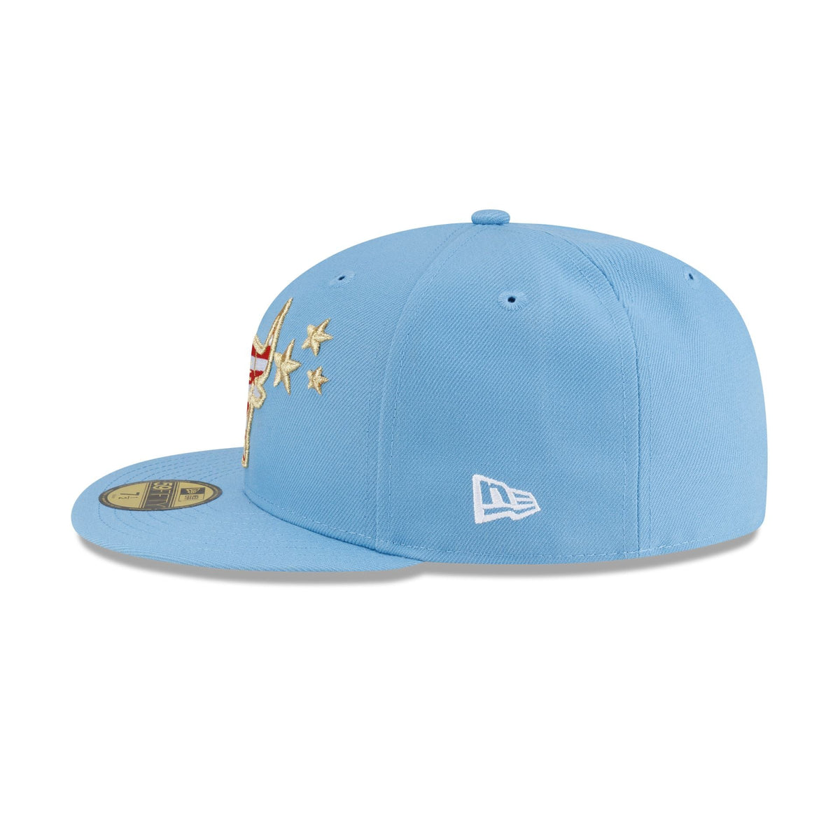 Chicago Bulls Red. White & Blue 59FIFTY Fitted Hat
