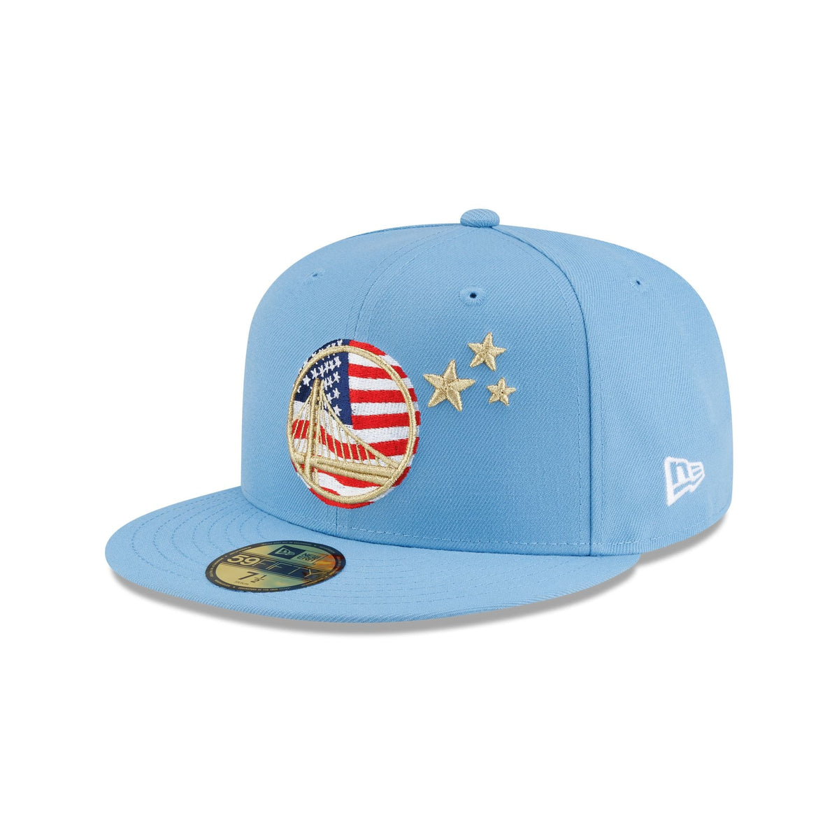 Golden State Warriors Red. White & Blue 59FIFTY Fitted Hat