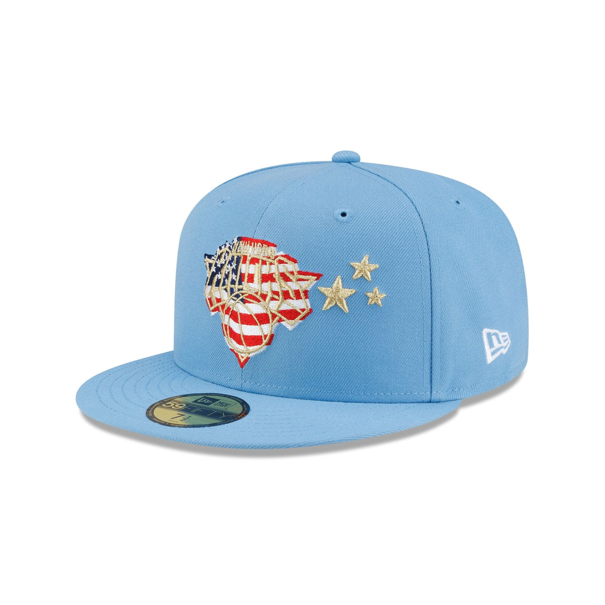 New York Knicks Red. White & Blue 59FIFTY Fitted Hat