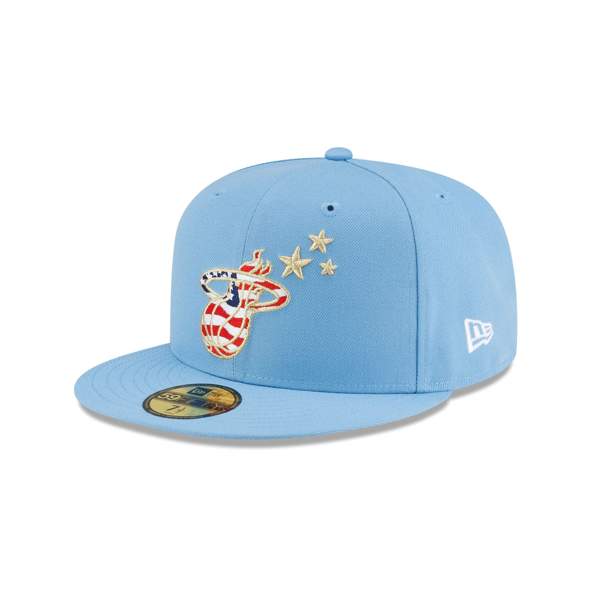 Miami Heat Red. White & Blue 59FIFTY Fitted Hat