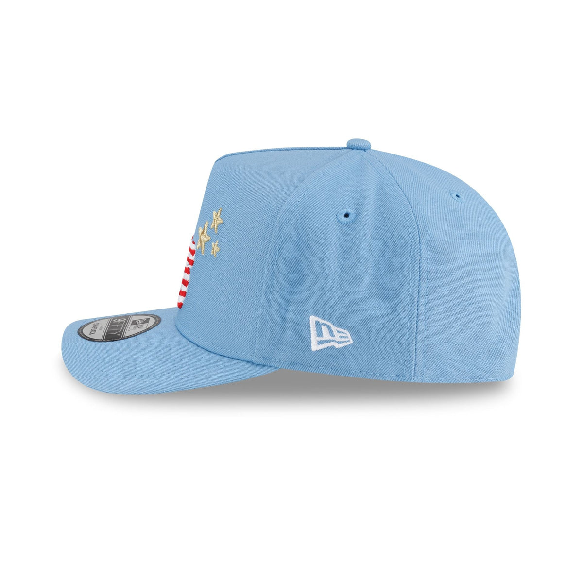 Philadelphia 76ers Red. White & Blue 9FIFTY A-Frame Snapback Hat
