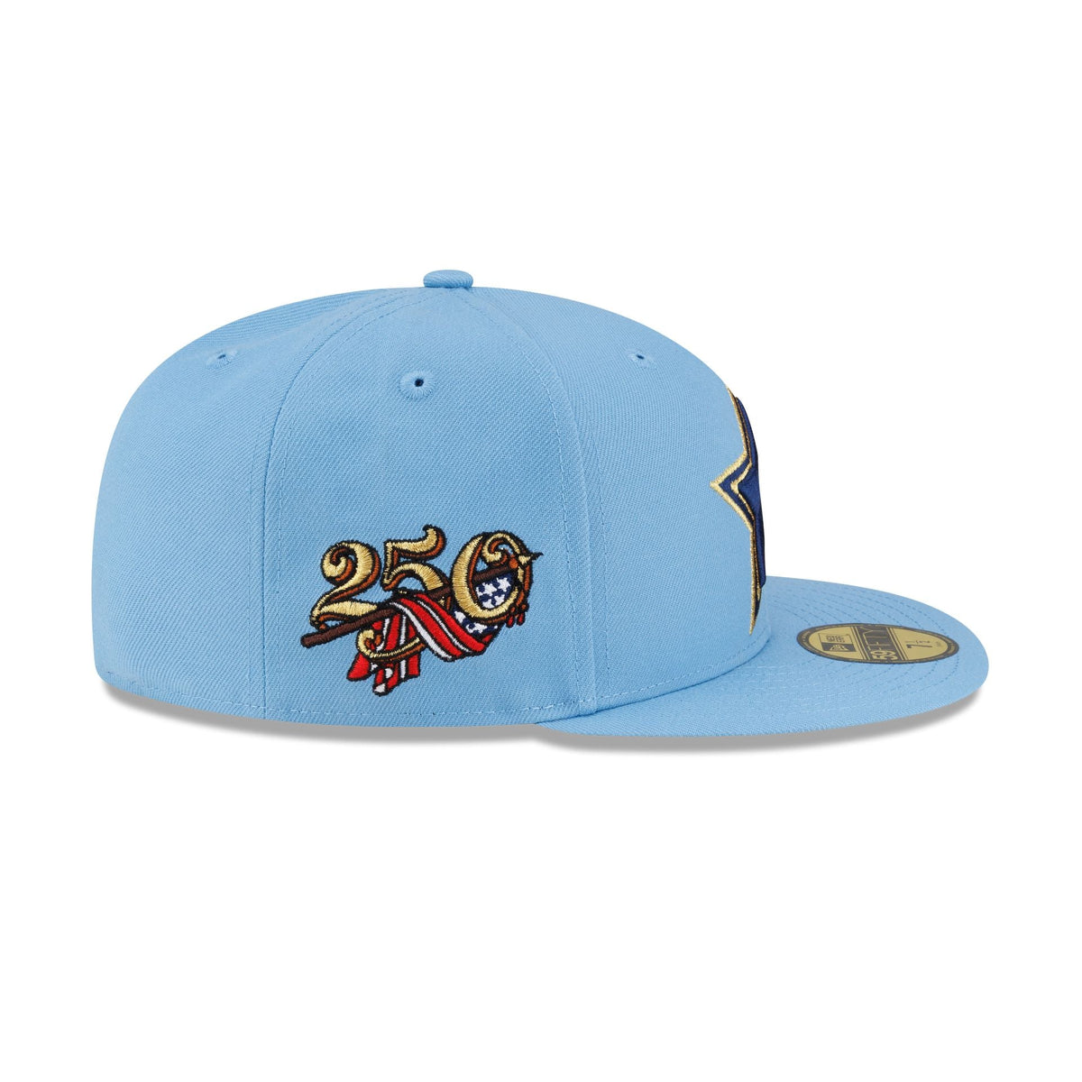 Dallas Cowboys Red. White & Blue 59FIFTY Fitted Hat