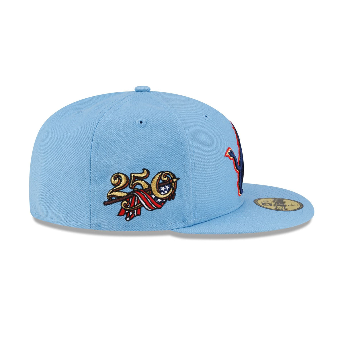 Detroit Lions Red. White & Blue 59FIFTY Fitted Hat