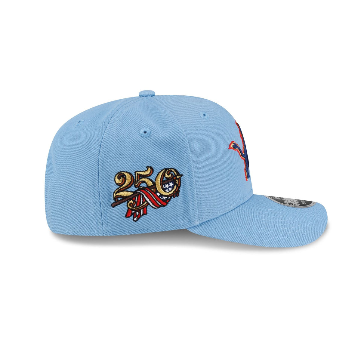 Detroit Lions Red. White & Blue 9SEVENTY Stretch-Snap Hat