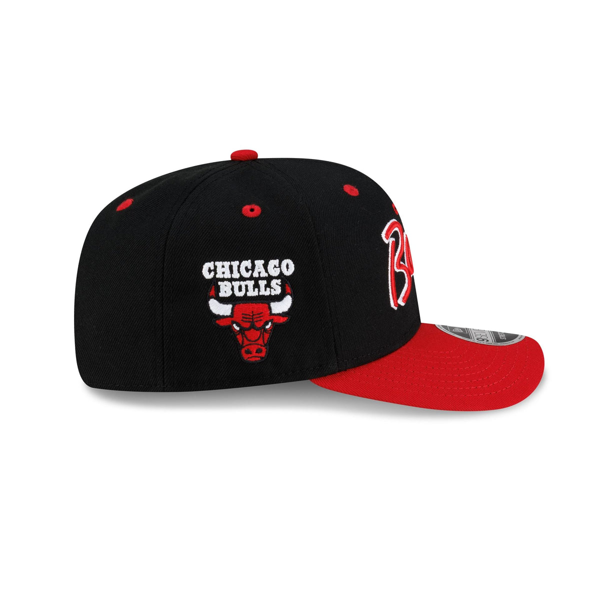 Chicago Bulls Hardwood Classics 90s Script 9SEVENTY Stretch-Snap Hat