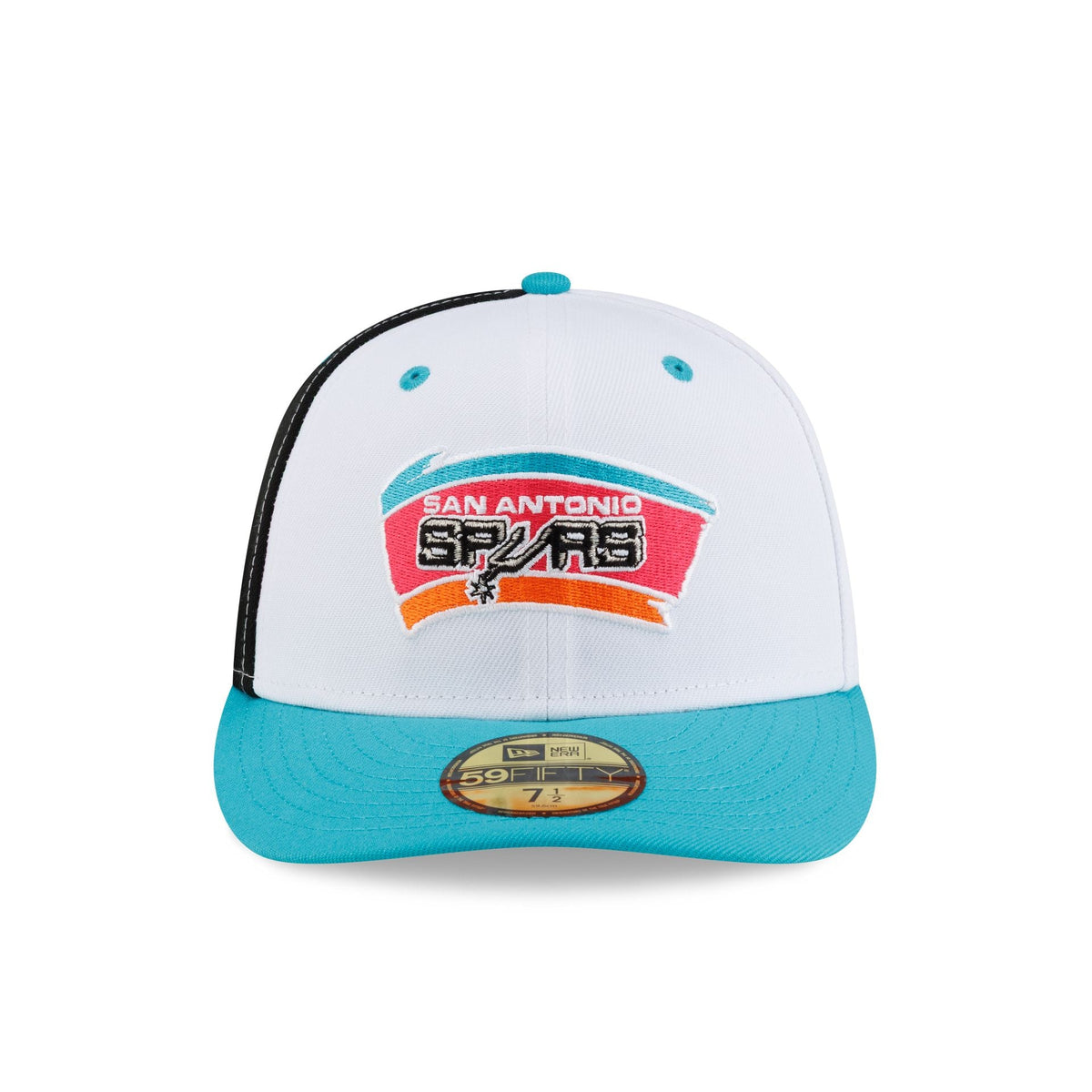 San Antonio Spurs Hardwood Classics 90s White 59FIFTY Fitted Hat