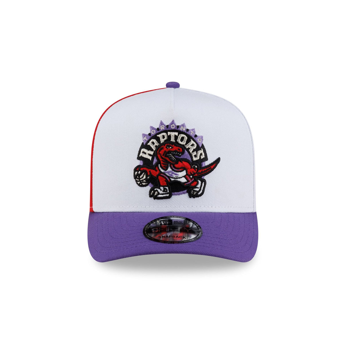 Toronto Raptors Hardwood Classics 90s Panel 9FIFTY A-Frame Snapback Hat