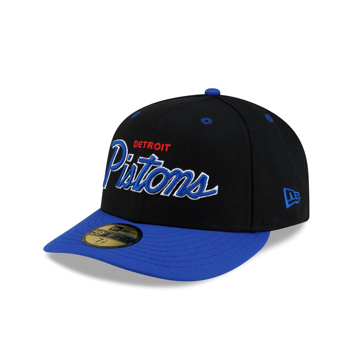 Detroit Pistons Hardwood Classics 90s Script 59FIFTY Fitted Hat