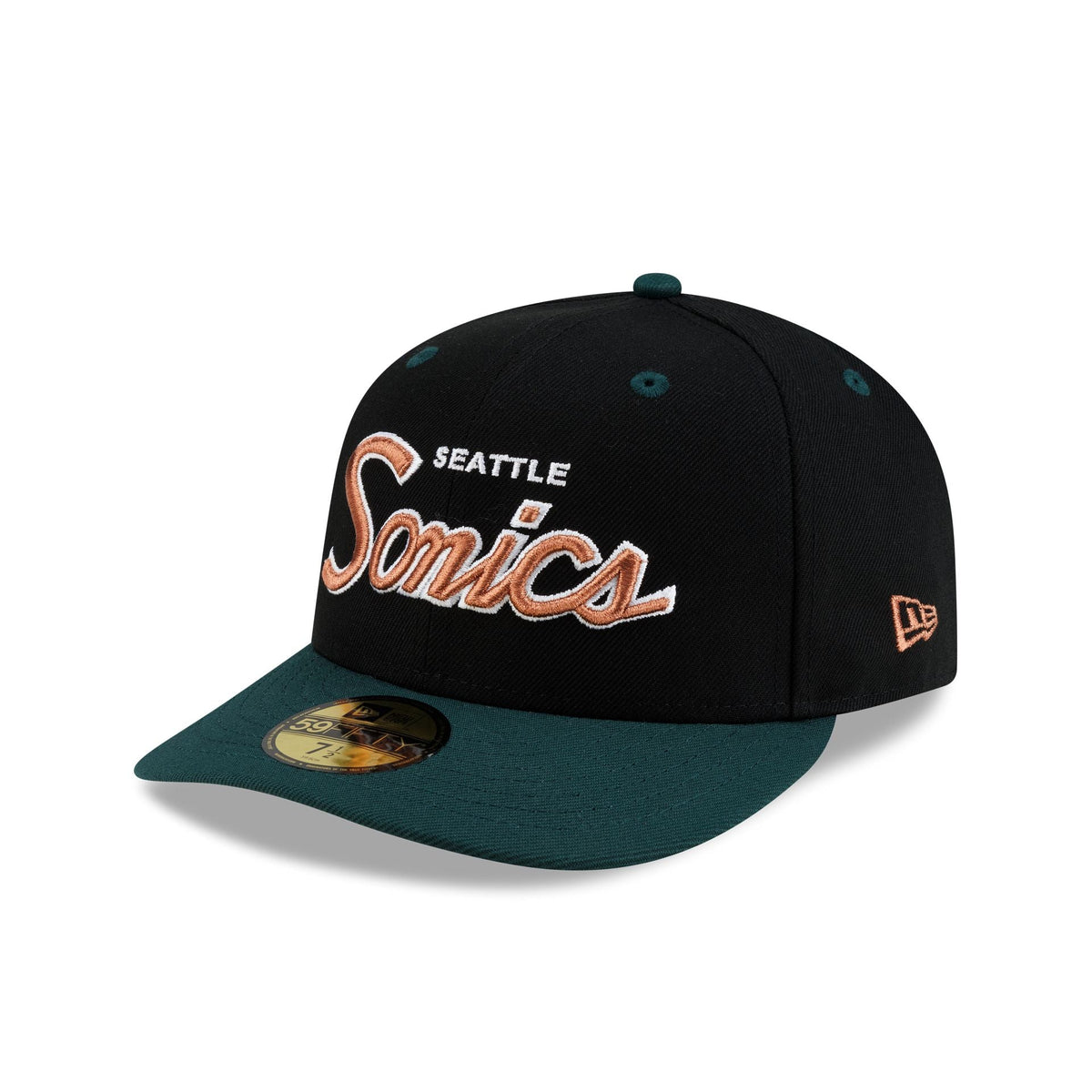 Seattle Supersonics Hardwood Classics 90s Script 59FIFTY Fitted Hat