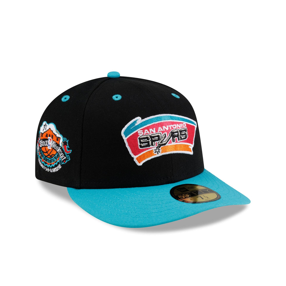 San Antonio Spurs Hardwood Classics 90s All-Star Weekend 59FIFTY Fitted Hat