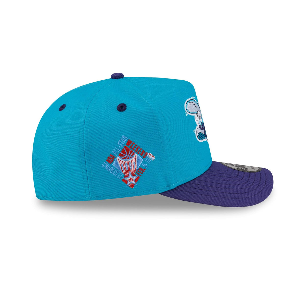 Charlotte Hornets Hardwood Classics 90s All-Star Weekend 9FIFTY A-Frame Snapback Hat