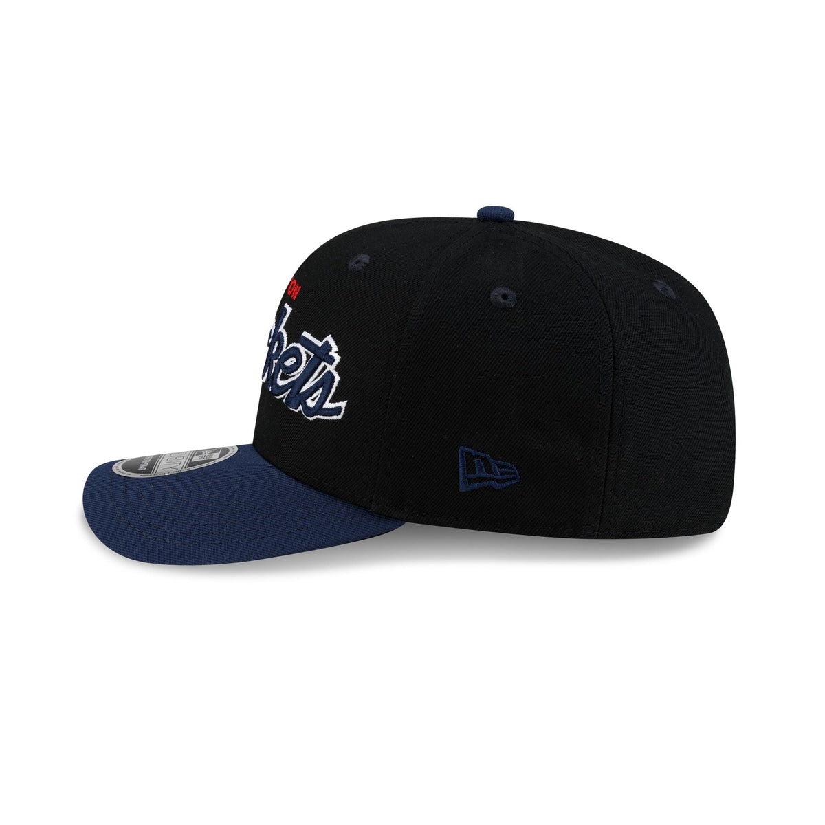 Houston Rockets Hardwood Classics 90s Script 9SEVENTY Stretch-Snap Hat