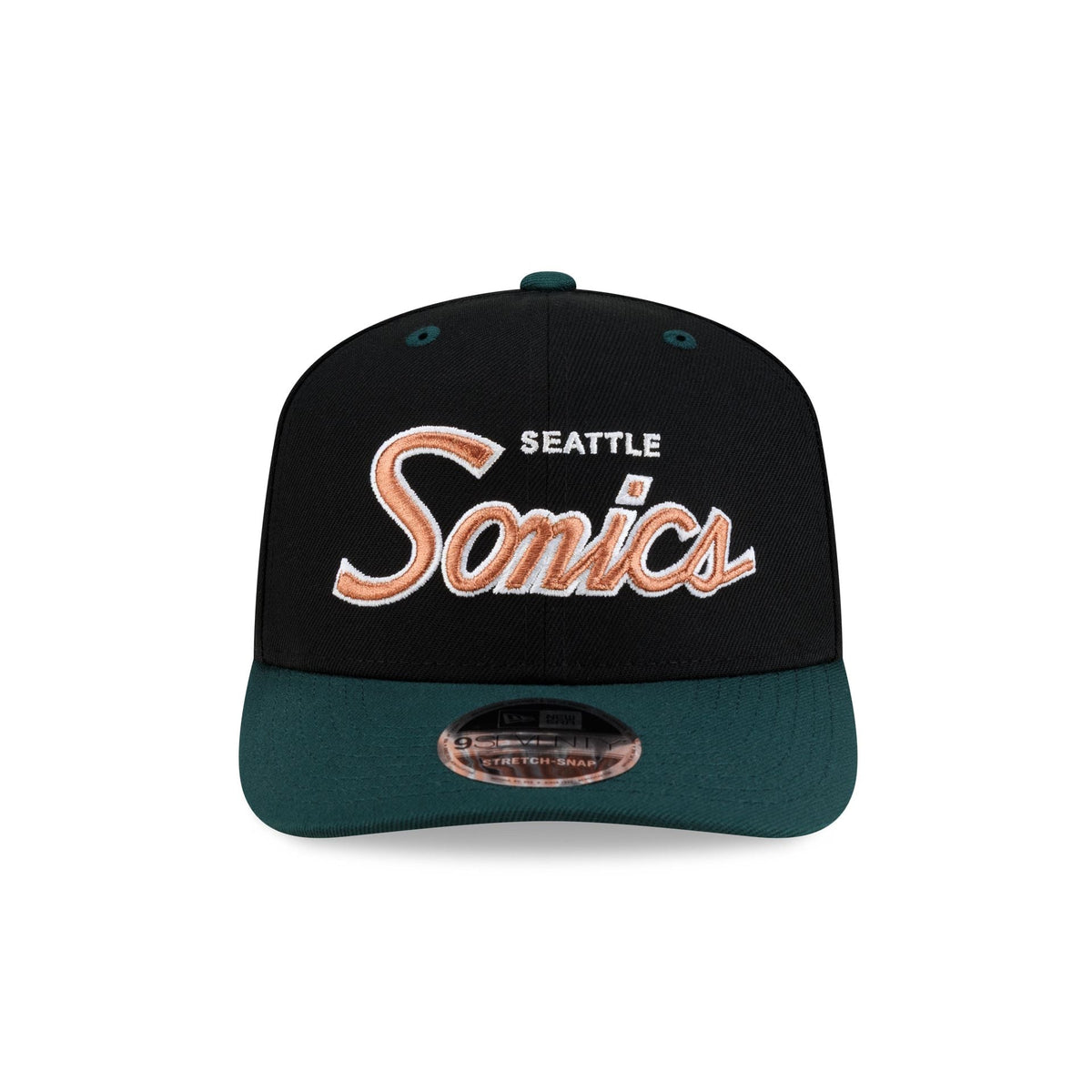 Seattle Supersonics Hardwood Classics 90s Script 9SEVENTY Stretch-Snap Hat