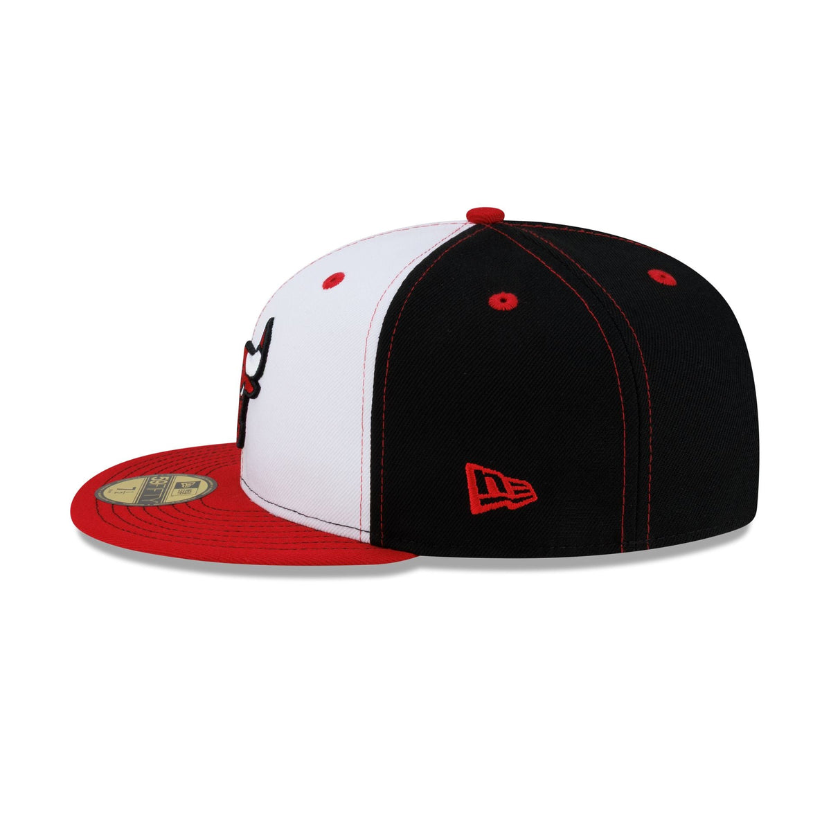 Chicago Bulls Hardwood Classics 2000s White Stitch 59FIFTY Fitted Hat