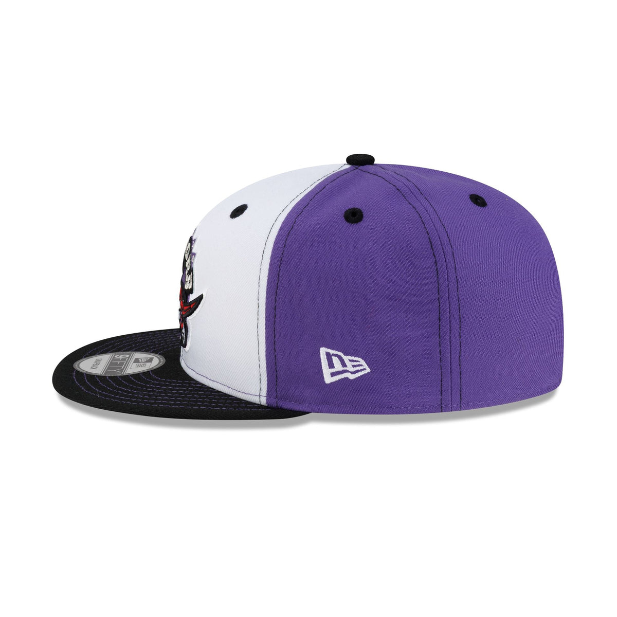 Toronto Raptors Hardwood Classics 2000s White Stitch 9FIFTY Snapback Hat