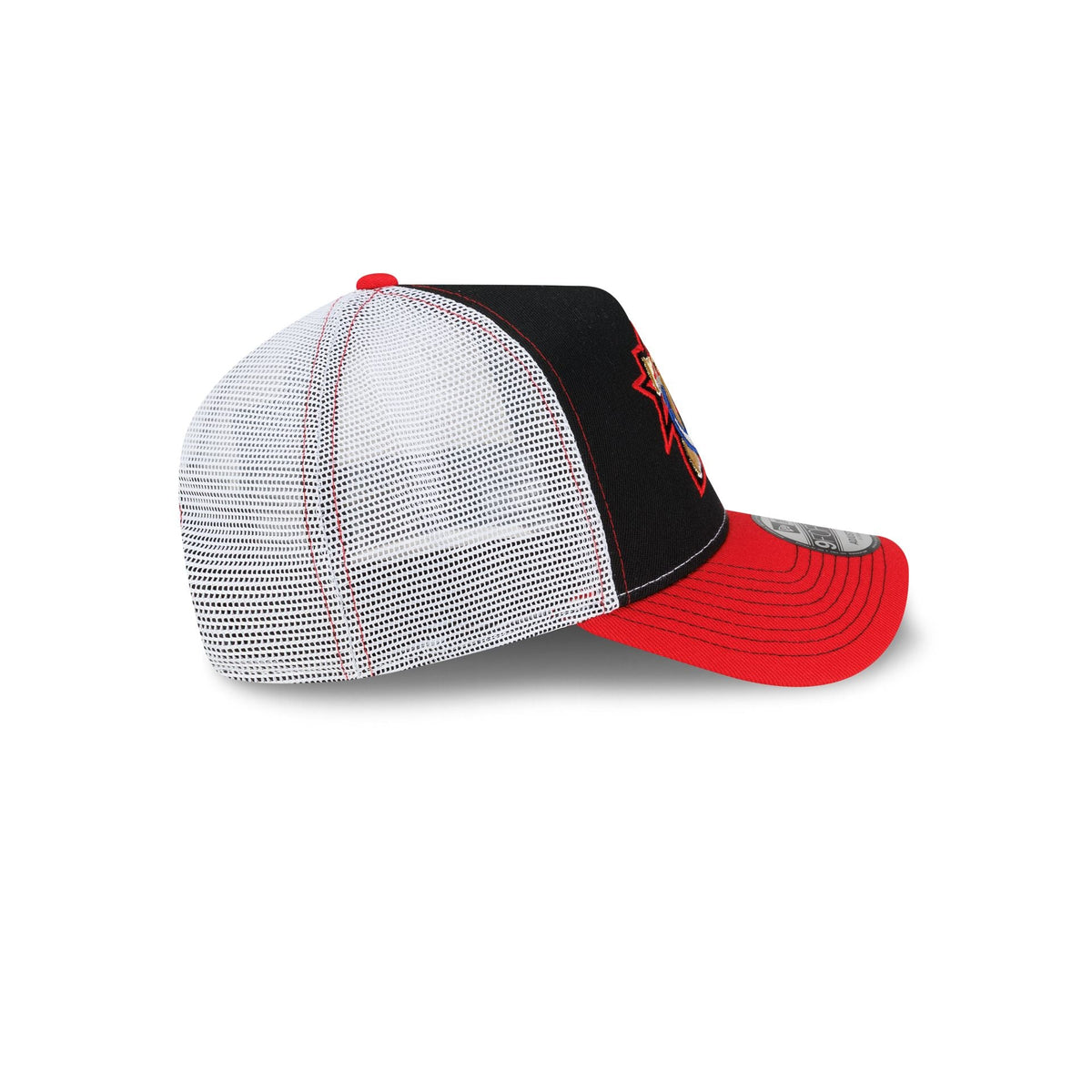 Philadelphia 76ers Hardwood Classics 2000s Contrast Stitch 9FORTY A-Frame Trucker Hat