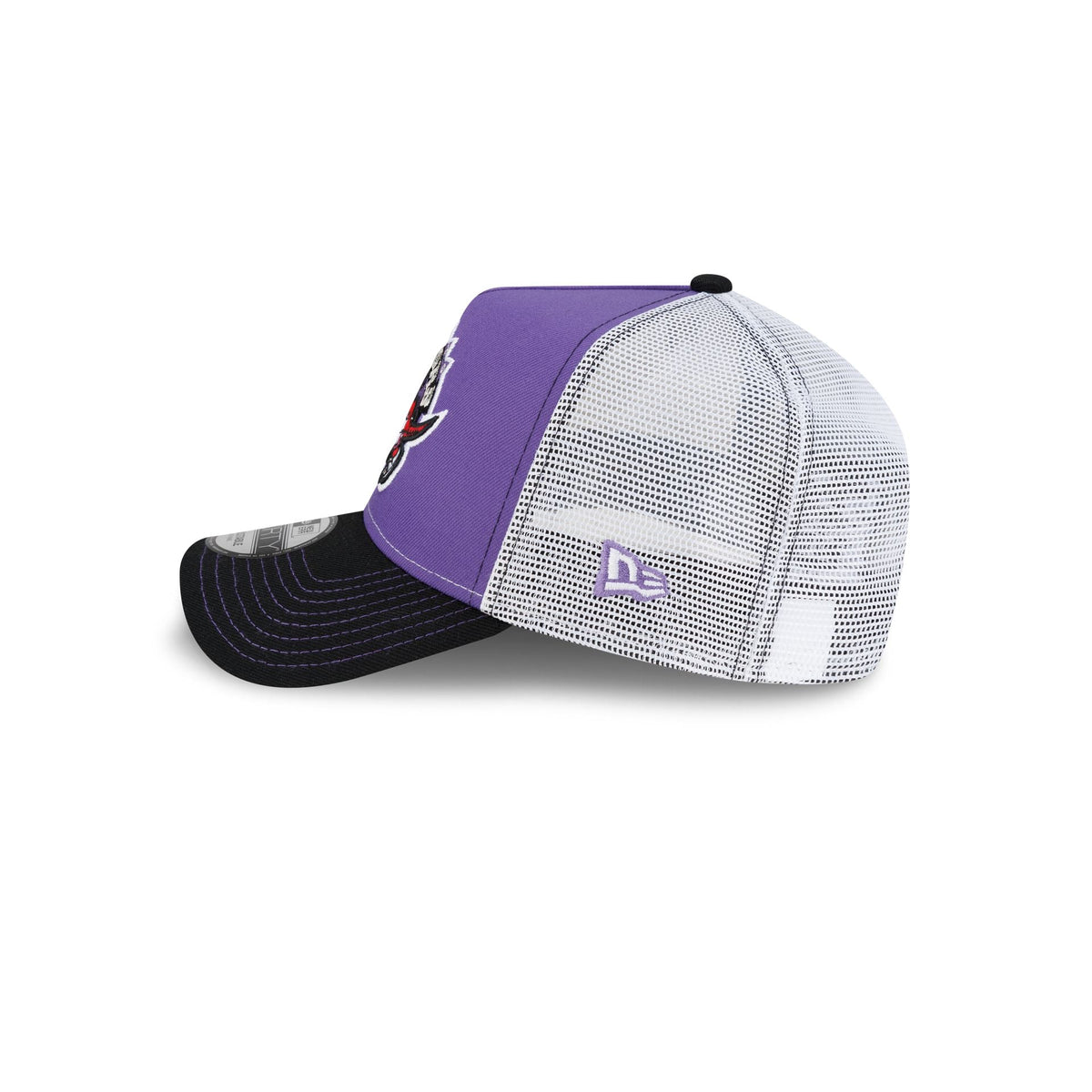 Toronto Raptors Hardwood Classics 2000s Contrast Stitch 9FORTY A-Frame Trucker Hat