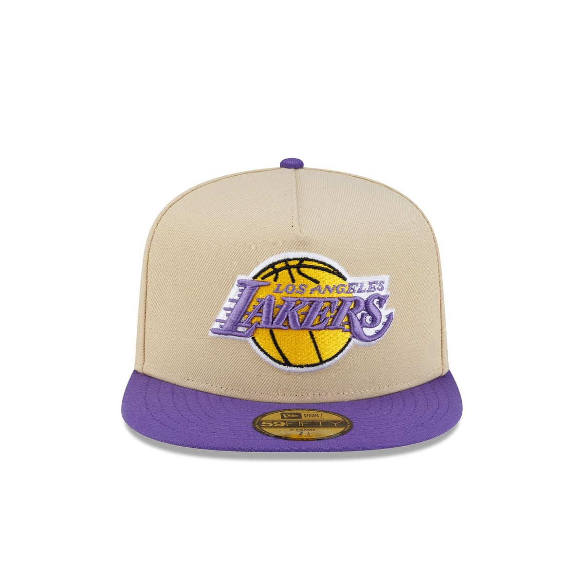 Los Angeles Lakers Hardwood Classics 2000s Gold 59FIFTY A-Frame Fitted Hat