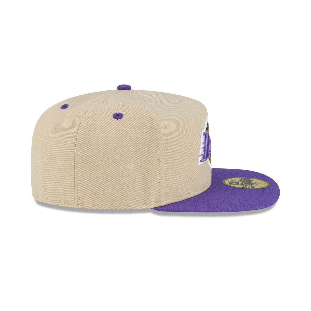 Los Angeles Lakers Hardwood Classics 2000s Gold 59FIFTY A-Frame Fitted Hat