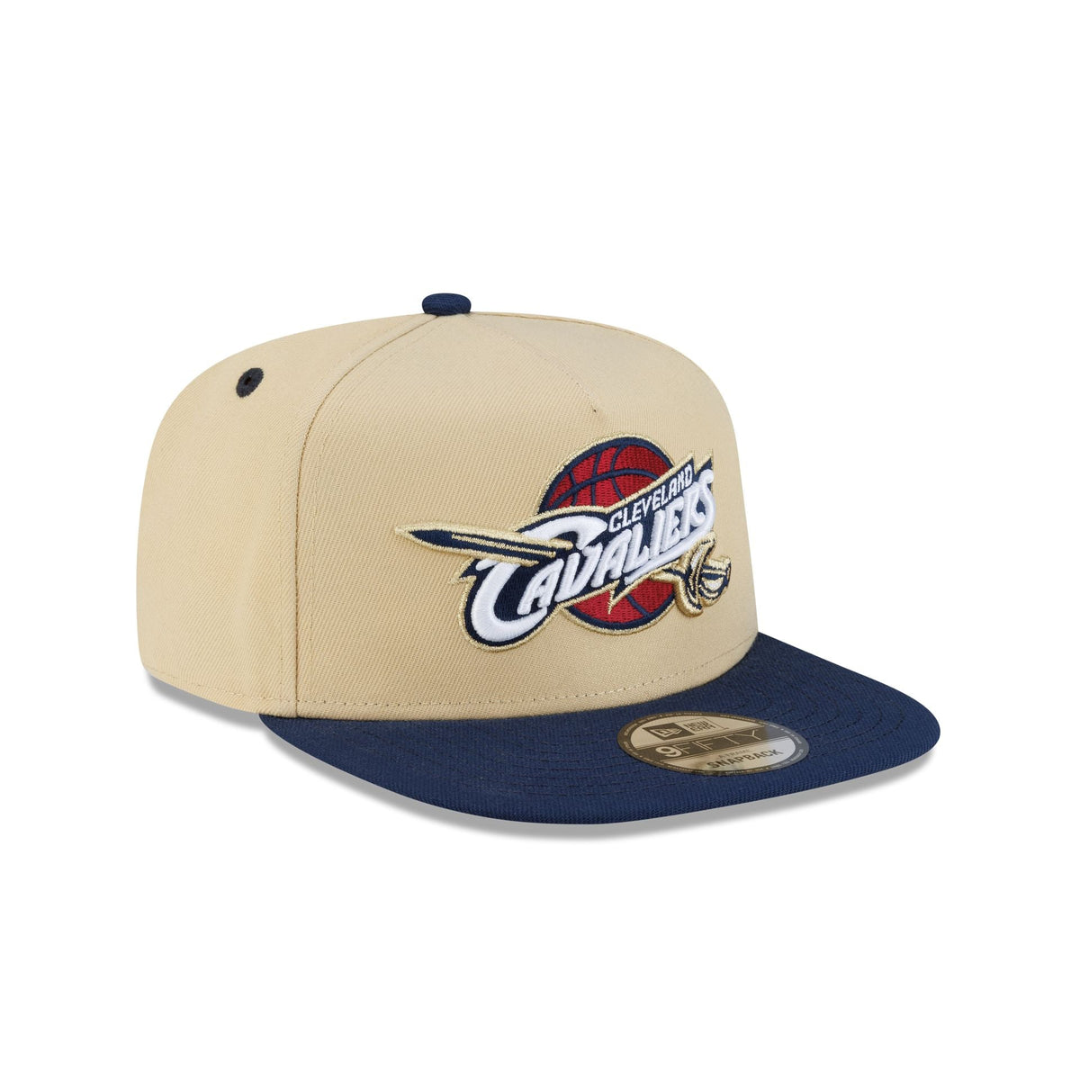 Cleveland Cavaliers Hardwood Classics 2000s Gold 9FIFTY A-Frame Snapback Hat