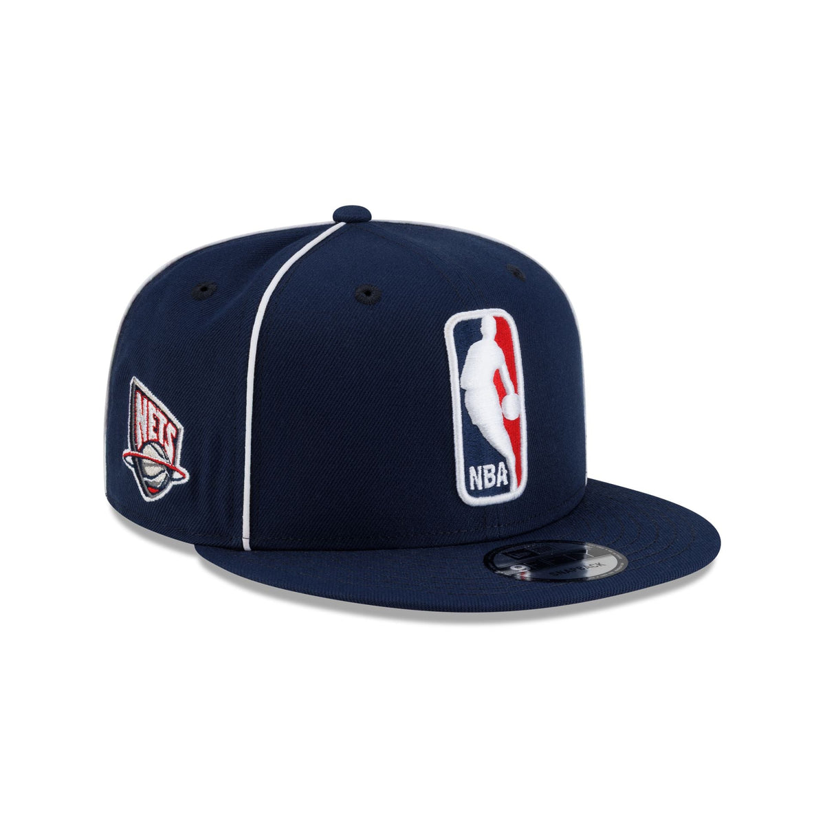 New Jersey Nets Hardwood Classics 2000s Piping 9FIFTY Snapback Hat