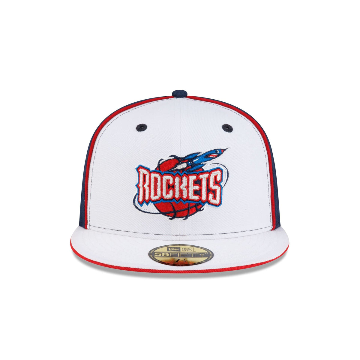 Houston Rockets Hardwood Classics 2000s Optic White Flip 59FIFTY Fitted Hat