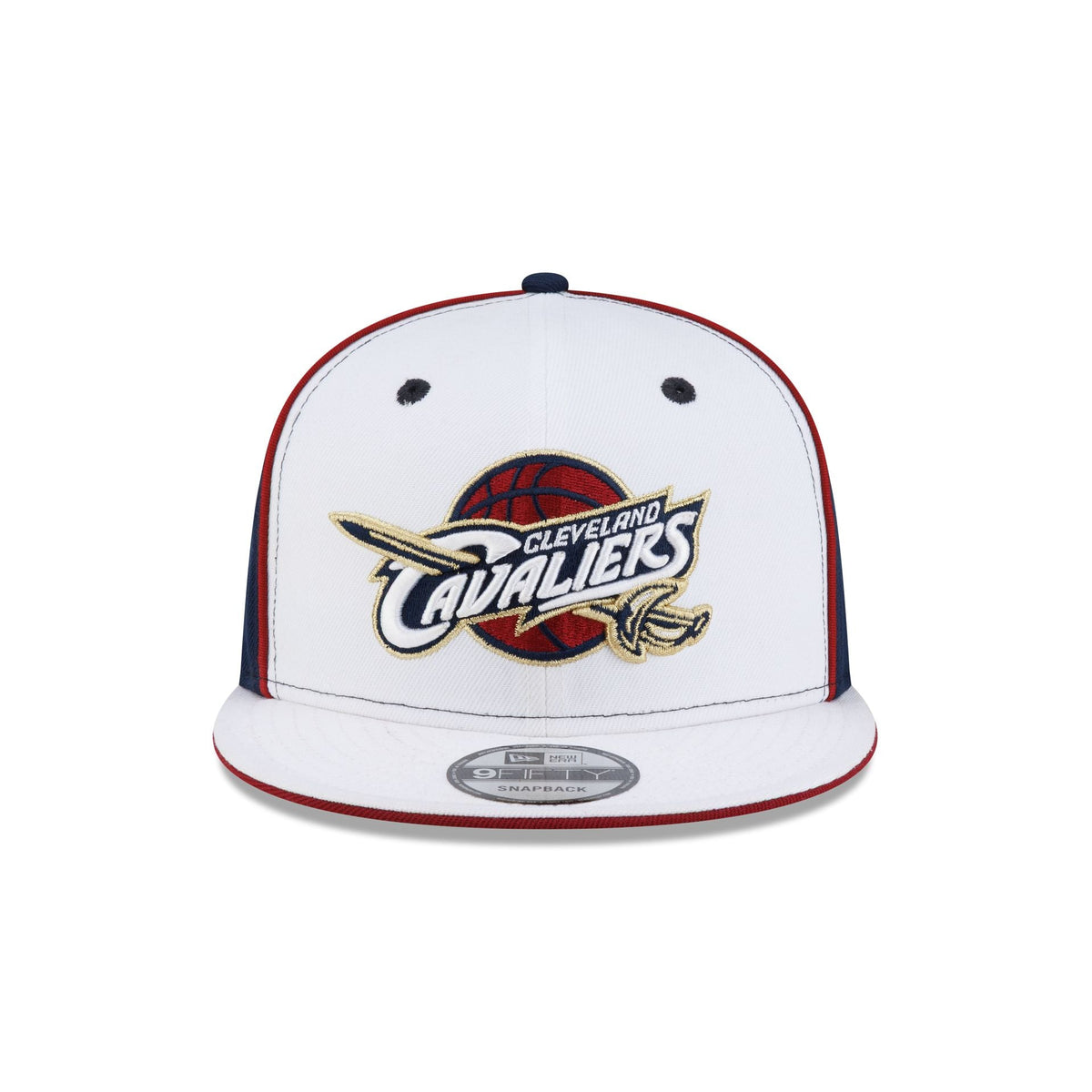 Cleveland Cavaliers Hardwood Classics 2000s Optic White Flip 9FIFTY Snapback Hat