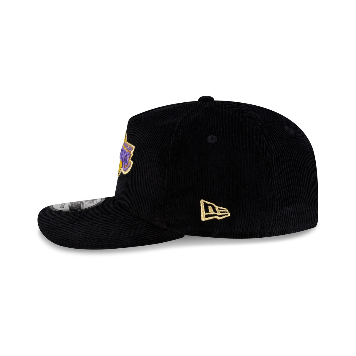 Los Angeles Lakers 2001 Finals Black & Gold Corduroy 19TWENTY Adjustable Hat