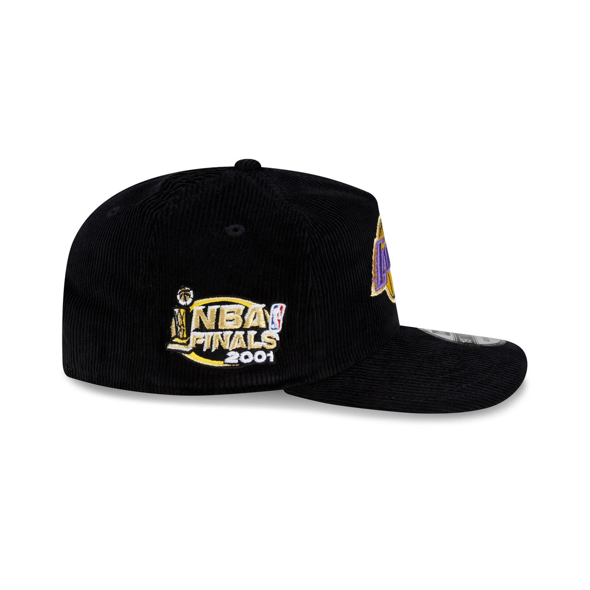 Los Angeles Lakers 2001 Finals Black & Gold Corduroy 19TWENTY Adjustable Hat