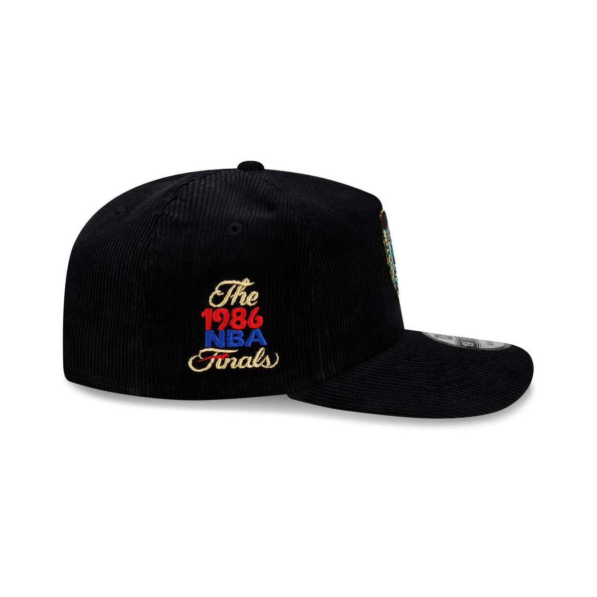 Boston Celtics 1986 Finals Black & Gold Corduroy 19TWENTY Adjustable Hat