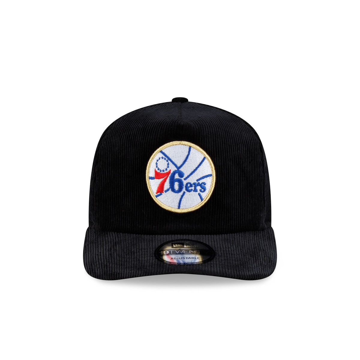 Philadelphia 76ers 1983 Finals Black & Gold Corduroy 19TWENTY Adjustable Hat