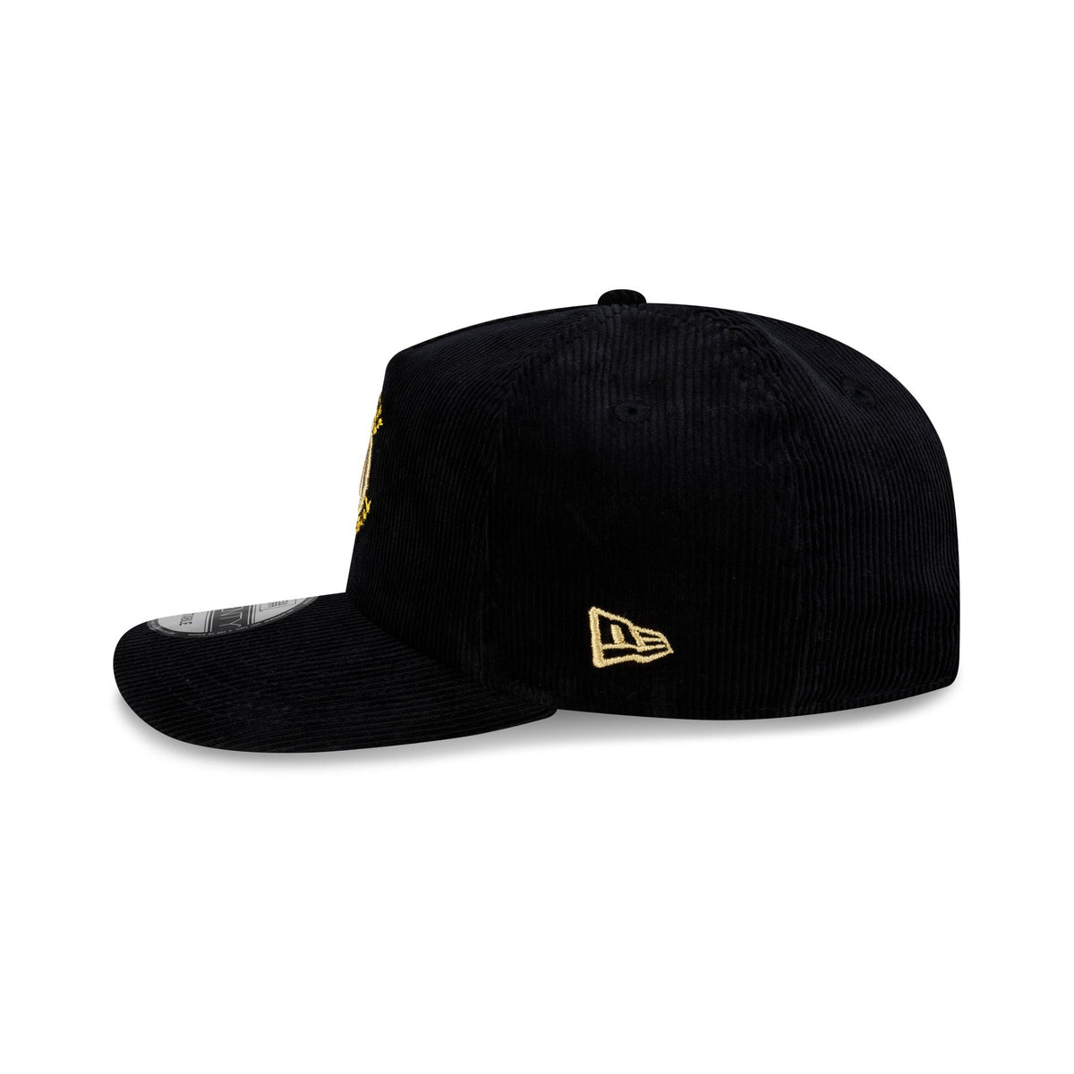 Golden State Warriors 1975 Finals Black & Gold Corduroy 19TWENTY Adjustable Hat
