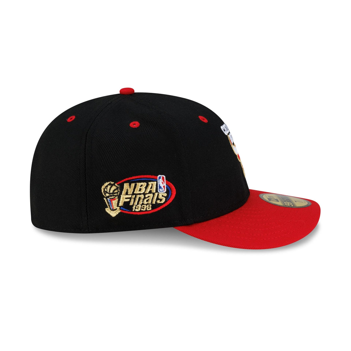 Chicago Bulls 1998 Finals Black & Gold 59FIFTY Fitted Hat