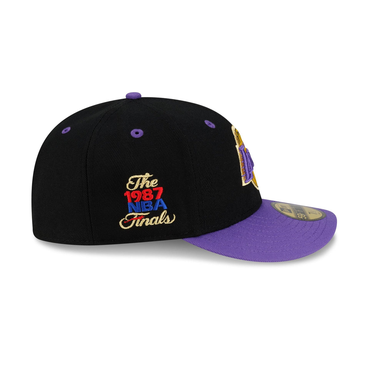 Los Angeles Lakers 1987 Finals Black & Gold 59FIFTY Fitted Hat