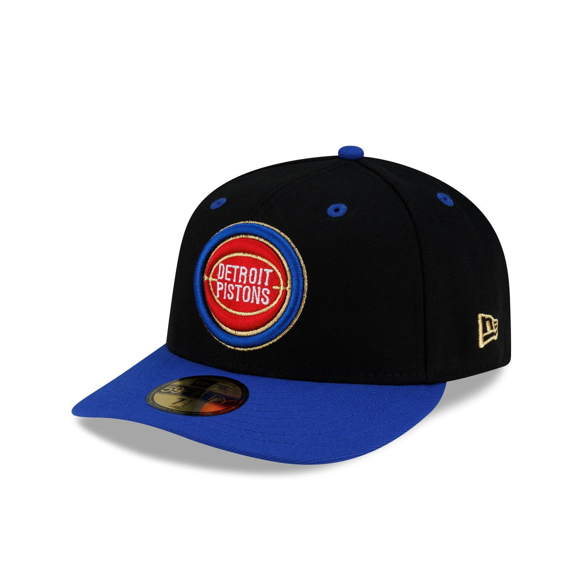 Detroit Pistons 1989 Finals Black & Gold 59FIFTY Fitted Hat