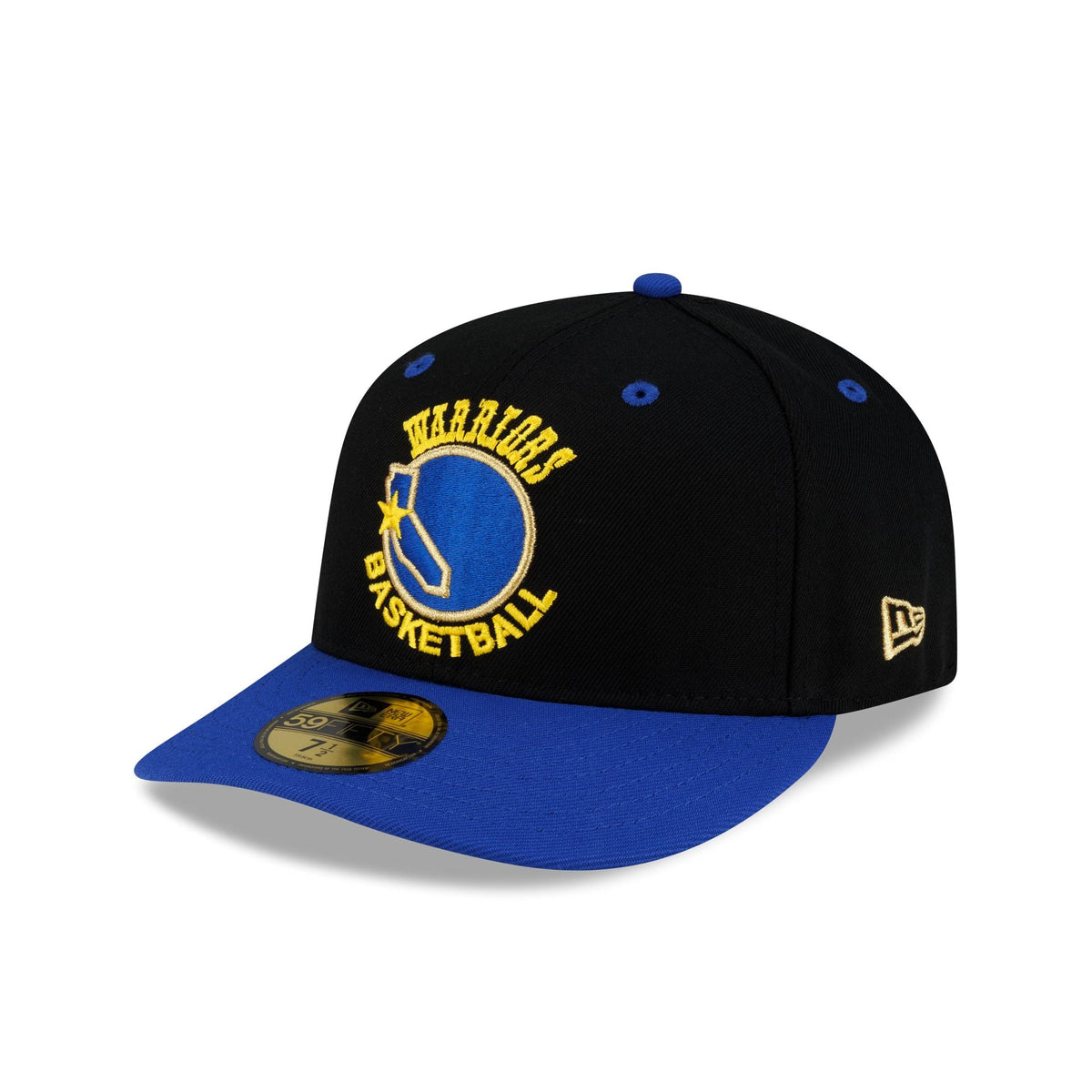 Golden State Warriors 1975 Finals Black & Gold 59FIFTY Fitted Hat