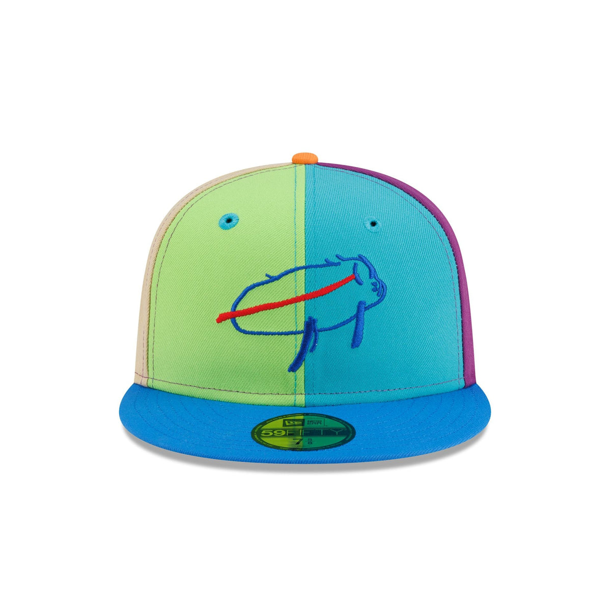Buffalo Bills Billustration by Jack 59FIFTY Fitted Hat