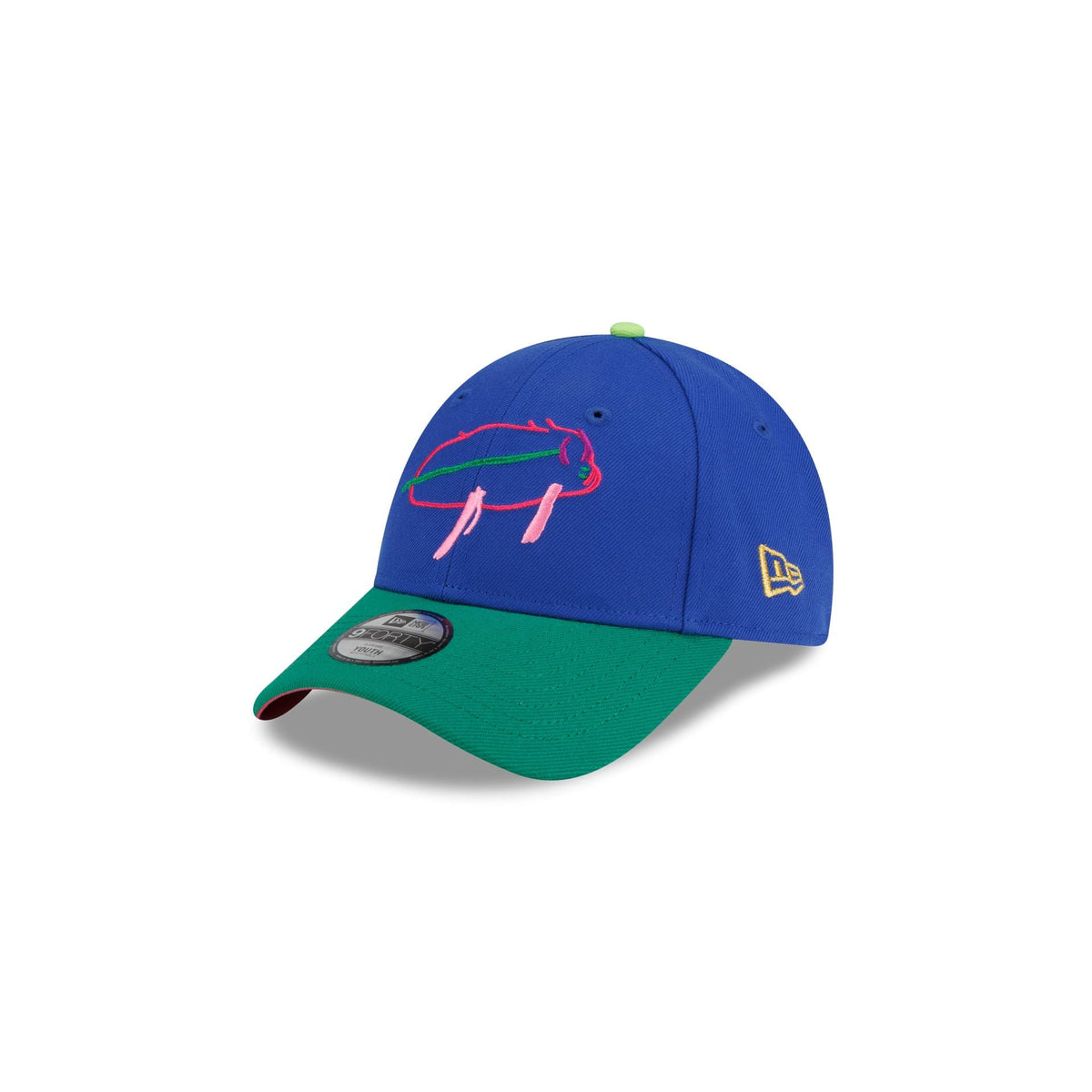 Buffalo Bills Billustration by Caleb Kids 9FORTY Snapback Hat