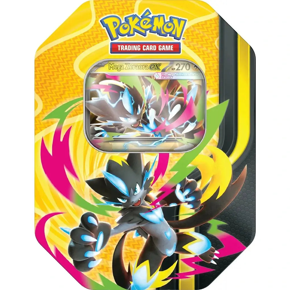🔥2026 Christmas Gift🎄: Mega Forces Tin (Mega Zeraora ex) (Pre-Order)