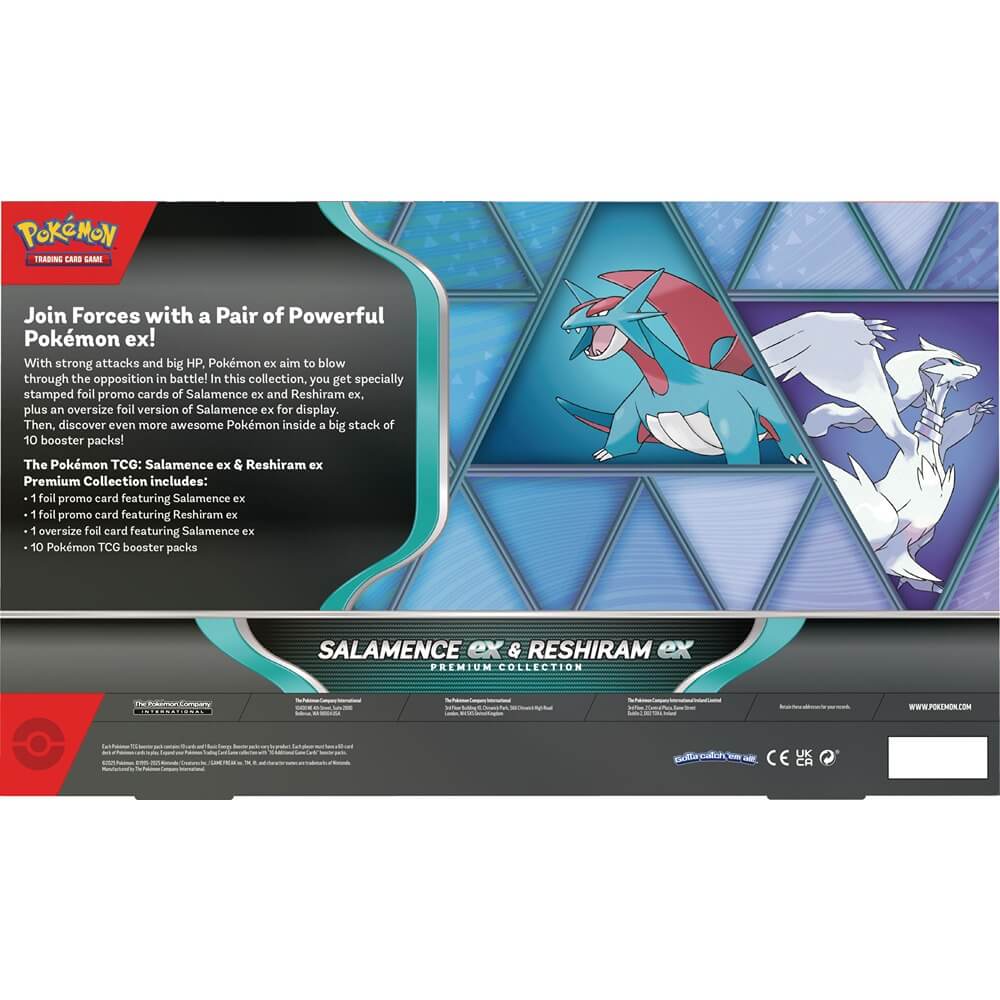 🔥2026 Christmas Gift🎄: Salamence ex & Reshiram ex Premium Collection
