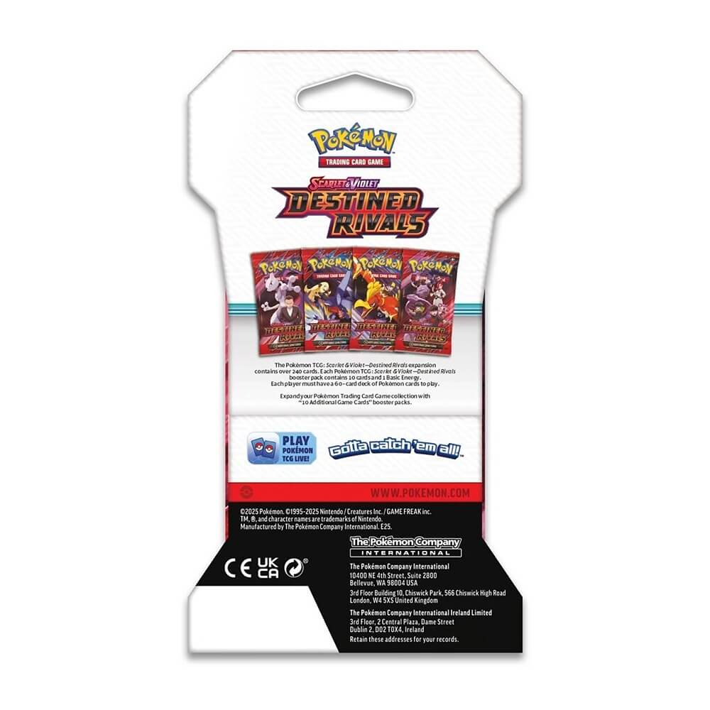 🔥2026 Christmas Gift🎄: Scarlet & Violet - Destined Rivals Sleeved Booster Pack