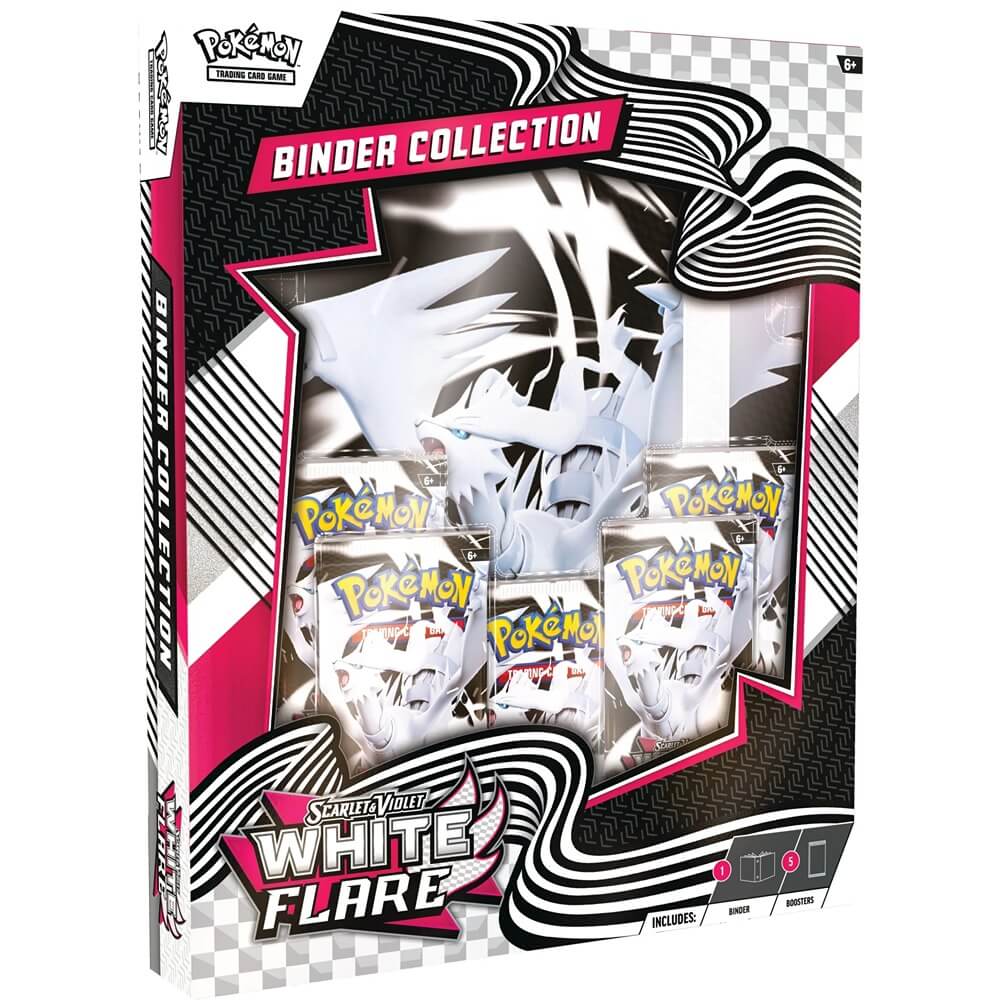 🔥2026 Christmas Gift🎄: Scarlet & Violet - White Flare Binder Collection